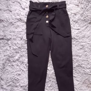 Paperbag waist trousers